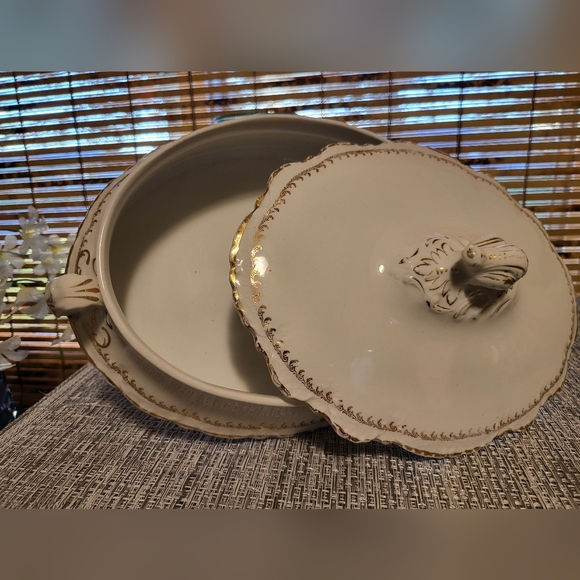 Vintage RARE Homer Laughlin Hudson 8"x10" Oval Lidded H94 Casserole Dish - Picture 3 of 7